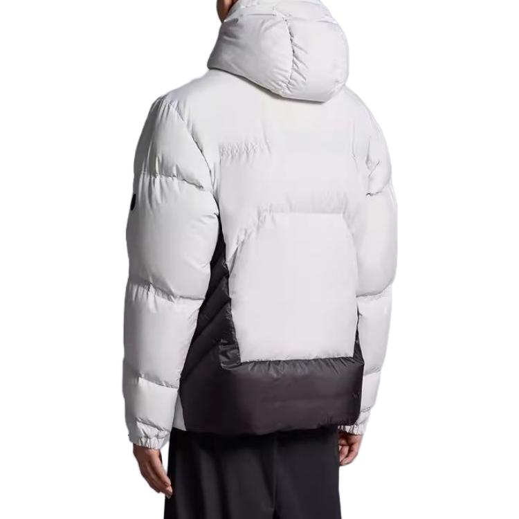 Moncler Jarama  Light Grey Solid Color Hooded Zip Puffer Jacket. I20911A001775973I91Y 圖 4