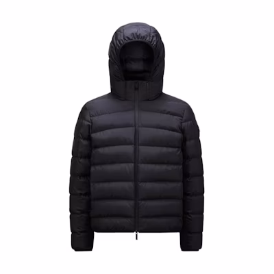 Moncler Jeluz FW24 Unisex Hooded Down Jacket Black - Lightweight & Comfy. J20911A000505973I999