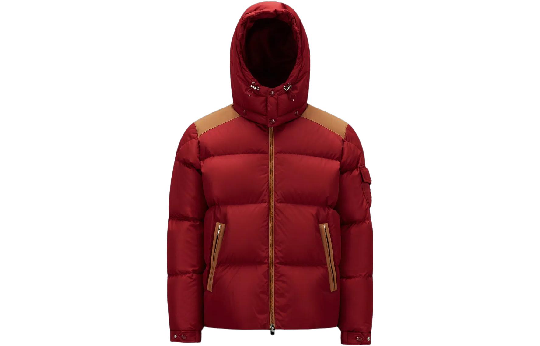 Moncler Kitinen  Red Fitted Down Jacket with Detachable Hood. I20911A001265968E439 圖 2