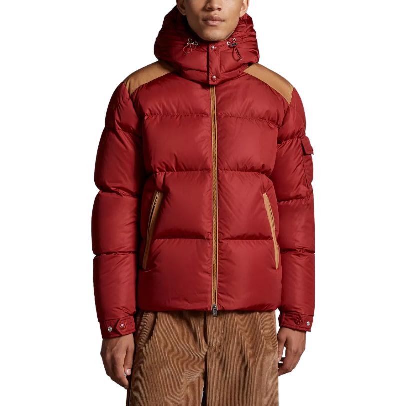 Moncler Kitinen  Red Fitted Down Jacket with Detachable Hood. I20911A001265968E439 圖 3