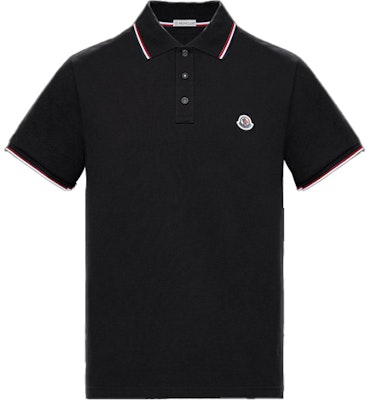 Moncler Kaos Polo Rajut Logo Stripe Hitam 0918A7030084556999 Order Moncler Kaos Polo Rajut Logo Stripe Hitam 0918A7030084556999