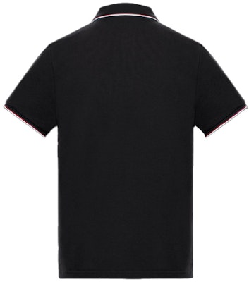 Moncler Kaos Polo Rajut Logo Stripe Hitam 0918A7030084556999 Lookbook Moncler Kaos Polo Rajut Logo Stripe Hitam 0918A7030084556999