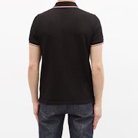 Moncler Polo Negro con Logo de Rayas Tejidas 0918A7030084556999 Purchase Moncler Polo Negro con Logo de Rayas Tejidas 0918A7030084556999