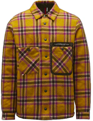 Moncler Kurys 男士羊毛格紋外套 淺黃色 G20911A00133595IE140 Order Moncler Kurys 男士羊毛格紋外套 淺黃色 G20911A00133595IE140