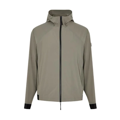 Moncler KURZ Series Solid Color Hooded Zipper Jacket for Men - Gray 1A0010353791-911