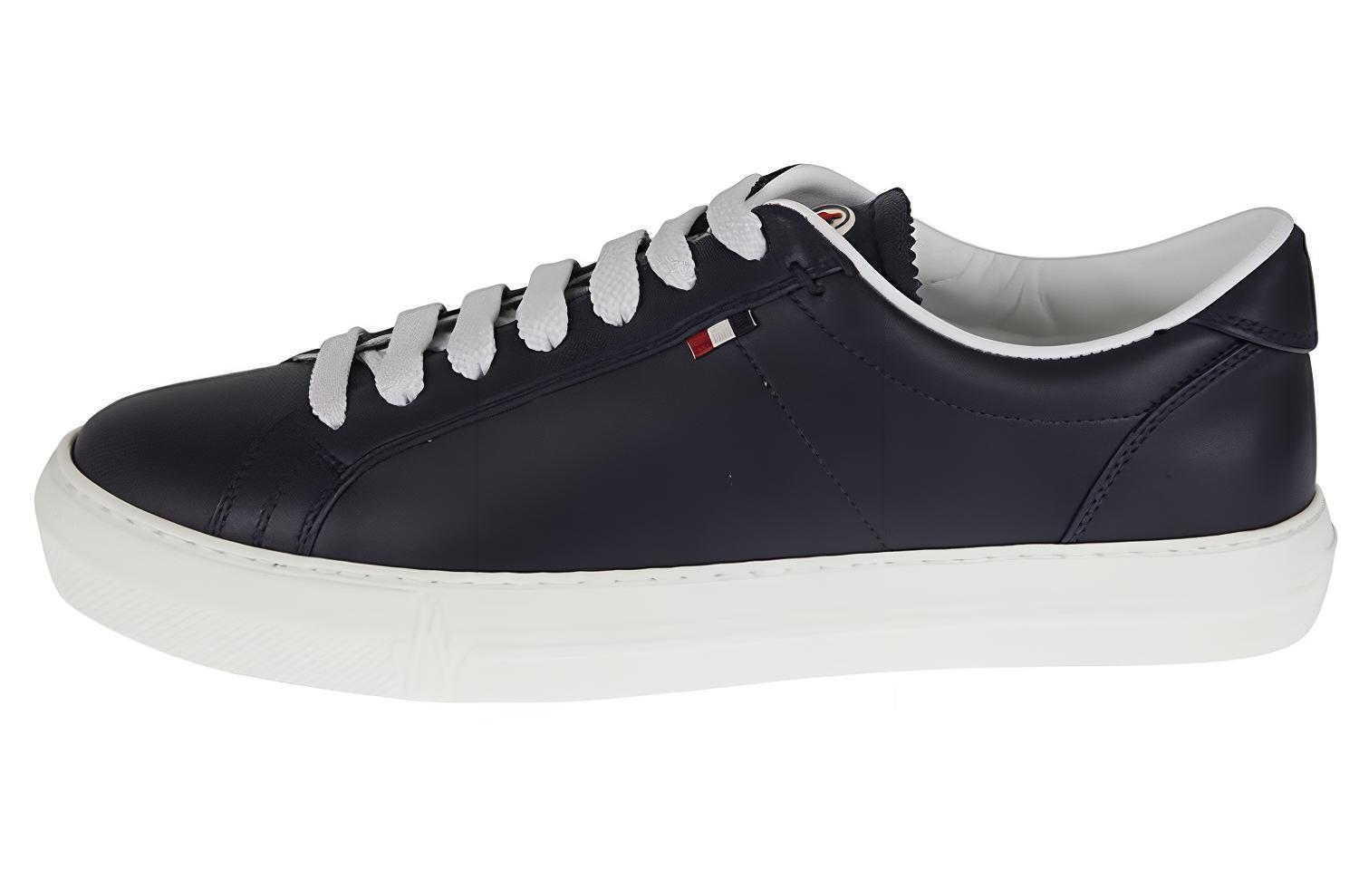 Moncler Lace-Up Sneakers 'Logo Detail Black'