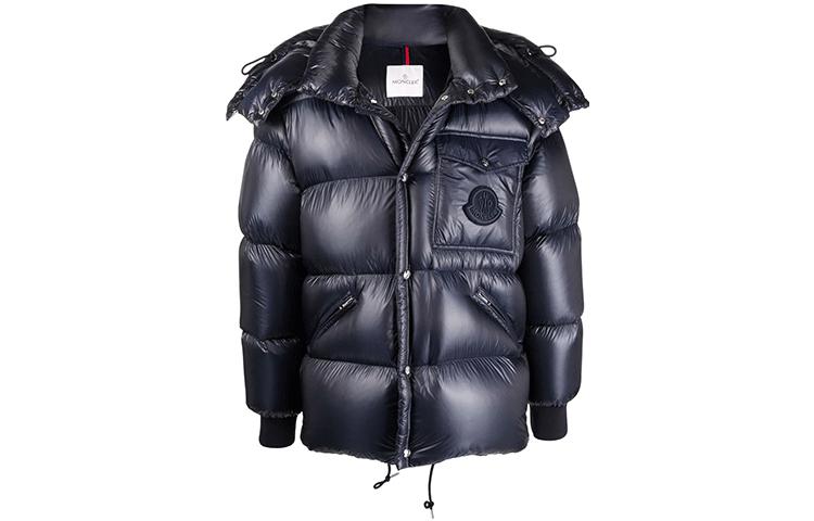 Order Moncler Lamentin Unisex Detachable Hood Logo Down Jacket Night Blue Winter. G20911A00161539WF742