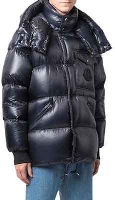 Moncler Lamentin Unisex Detachable Hood Logo Down Jacket Night Blue Winter. G20911A00161539WF742 Details for Moncler Lamentin Unisex Detachable Hood Logo Down Jacket Night Blue Winter. G20911A00161539WF742