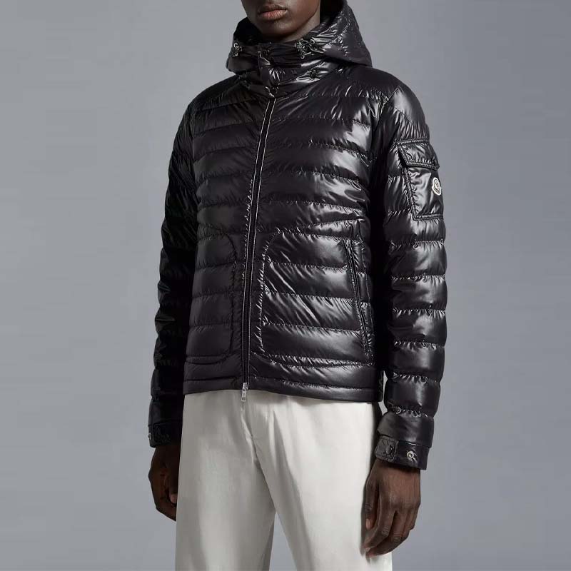 Moncler Lauros Quilted Logo Down Jacket Black Unisex I10911A00020595ZJ999 圖 3
