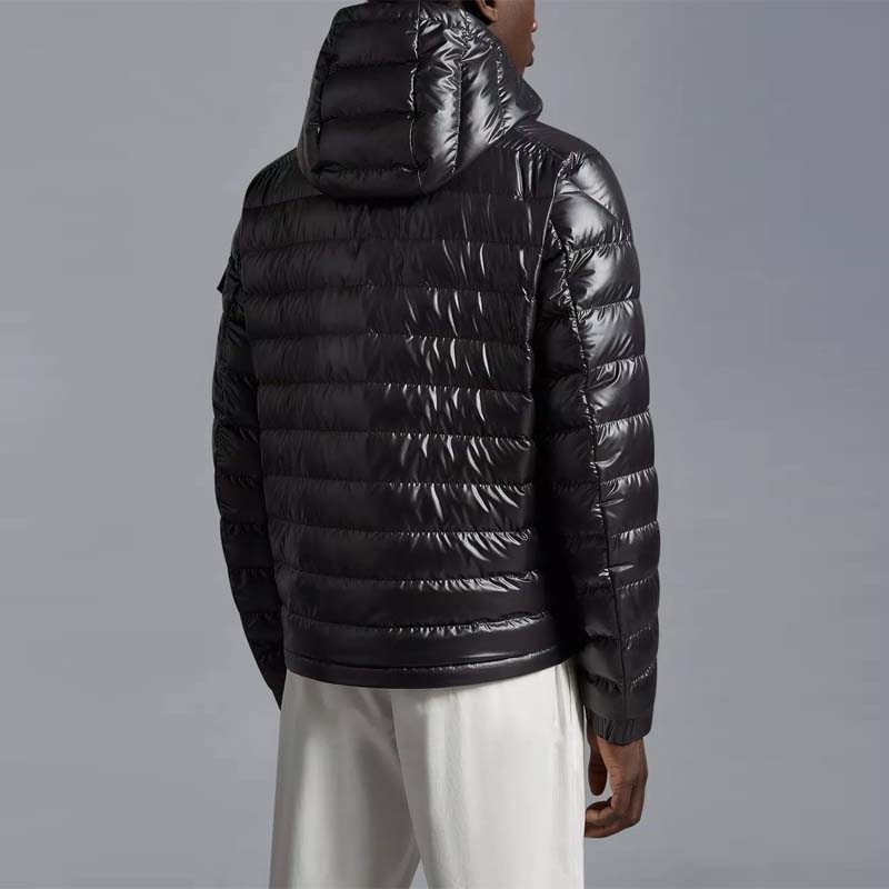 Moncler Lauros Quilted Logo Down Jacket Black Unisex I10911A00020595ZJ999 圖 4