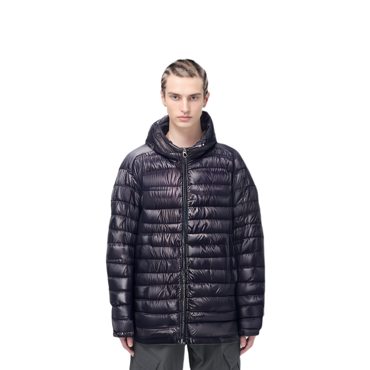 Moncler Lauros Quilted Logo Down Jacket Black Unisex I10911A00020595ZJ999 圖 5