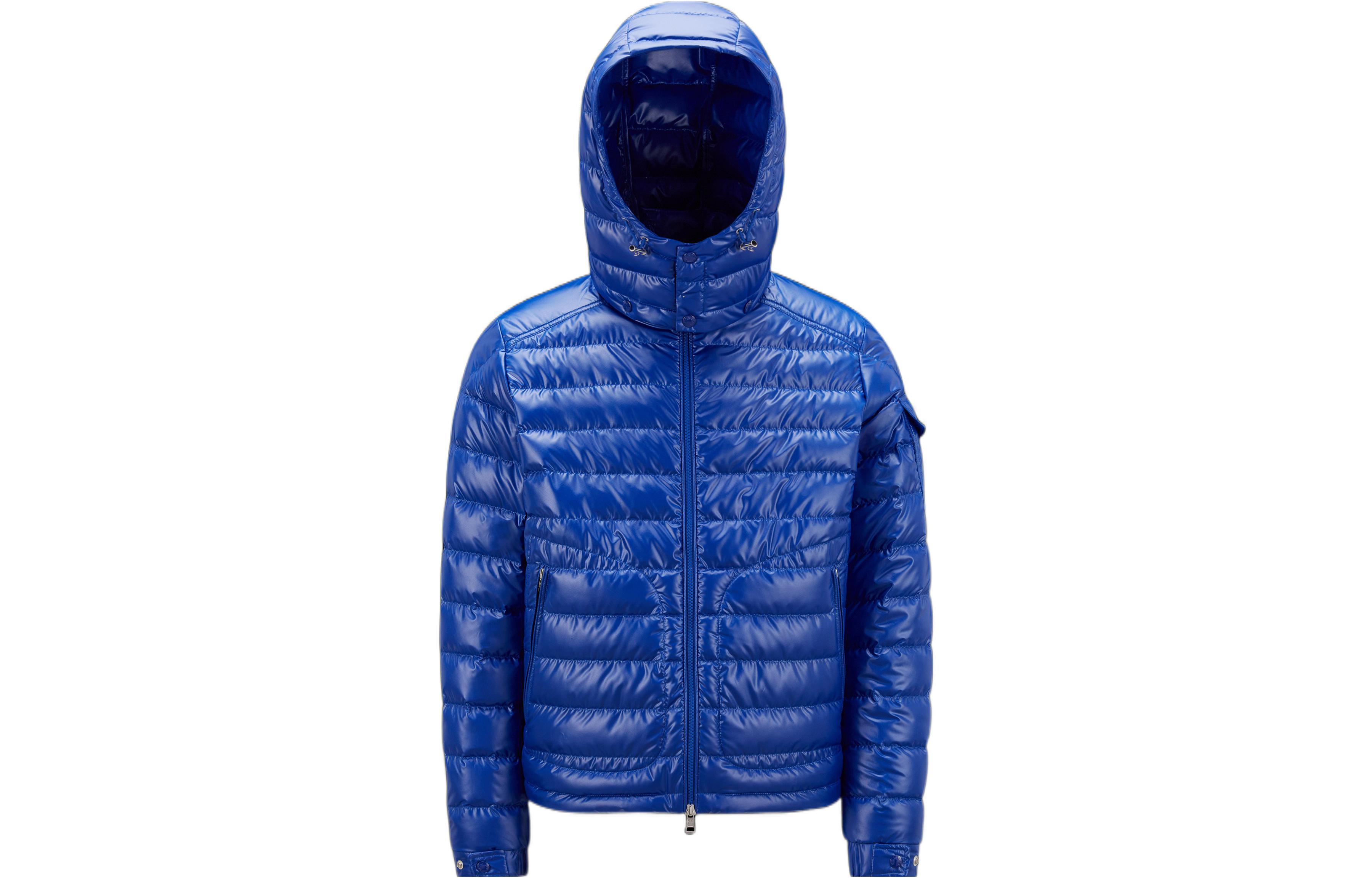 Moncler Lauros SS22 Navy Blue Quilted Down Jacket with Logo Patch for Men. I10911A00020595ZJ75N 圖 2