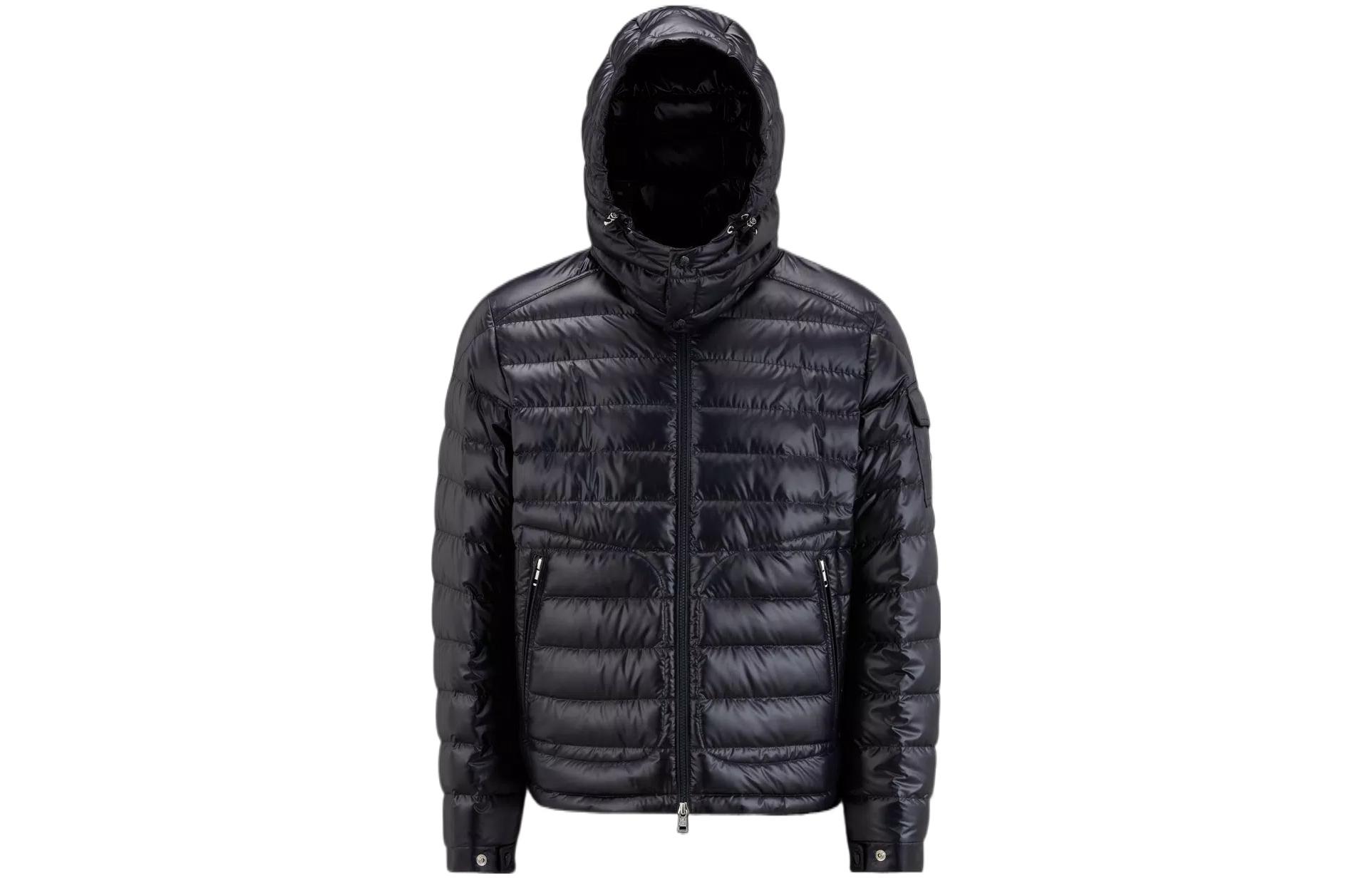 Moncler Lauros SS23 Unisex Quilted Down Jacket with Detachable Hood Navy Blue. I10911A00020595ZJ778 圖 2