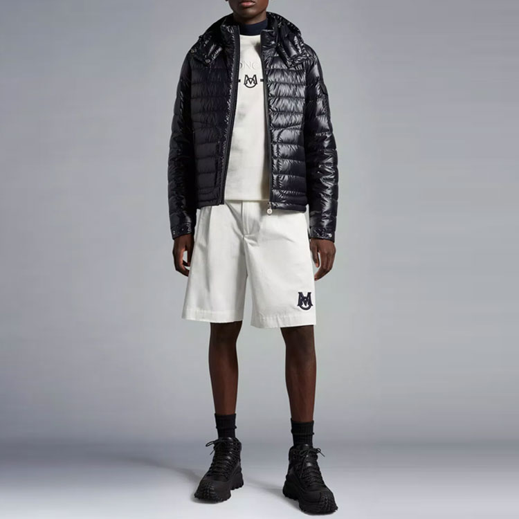 Moncler Lauros SS23 Unisex Quilted Down Jacket with Detachable Hood Navy Blue. I10911A00020595ZJ778 圖 3