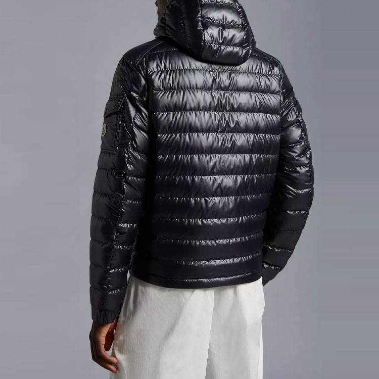 Moncler Lauros SS23 Unisex Quilted Down Jacket with Detachable Hood Navy Blue. I10911A00020595ZJ778 圖 4