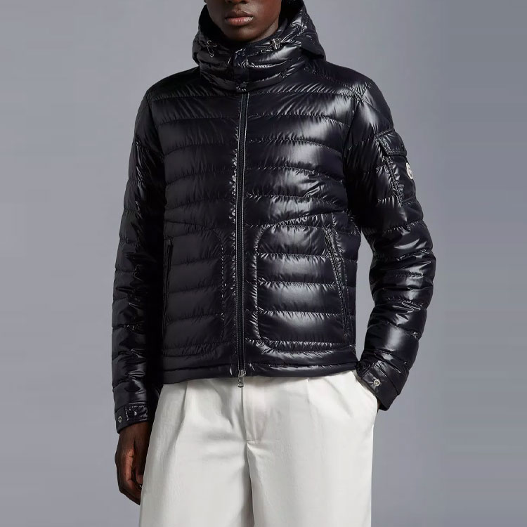 Moncler Lauros SS23 Unisex Quilted Down Jacket with Detachable Hood Navy Blue. I10911A00020595ZJ778 圖 5