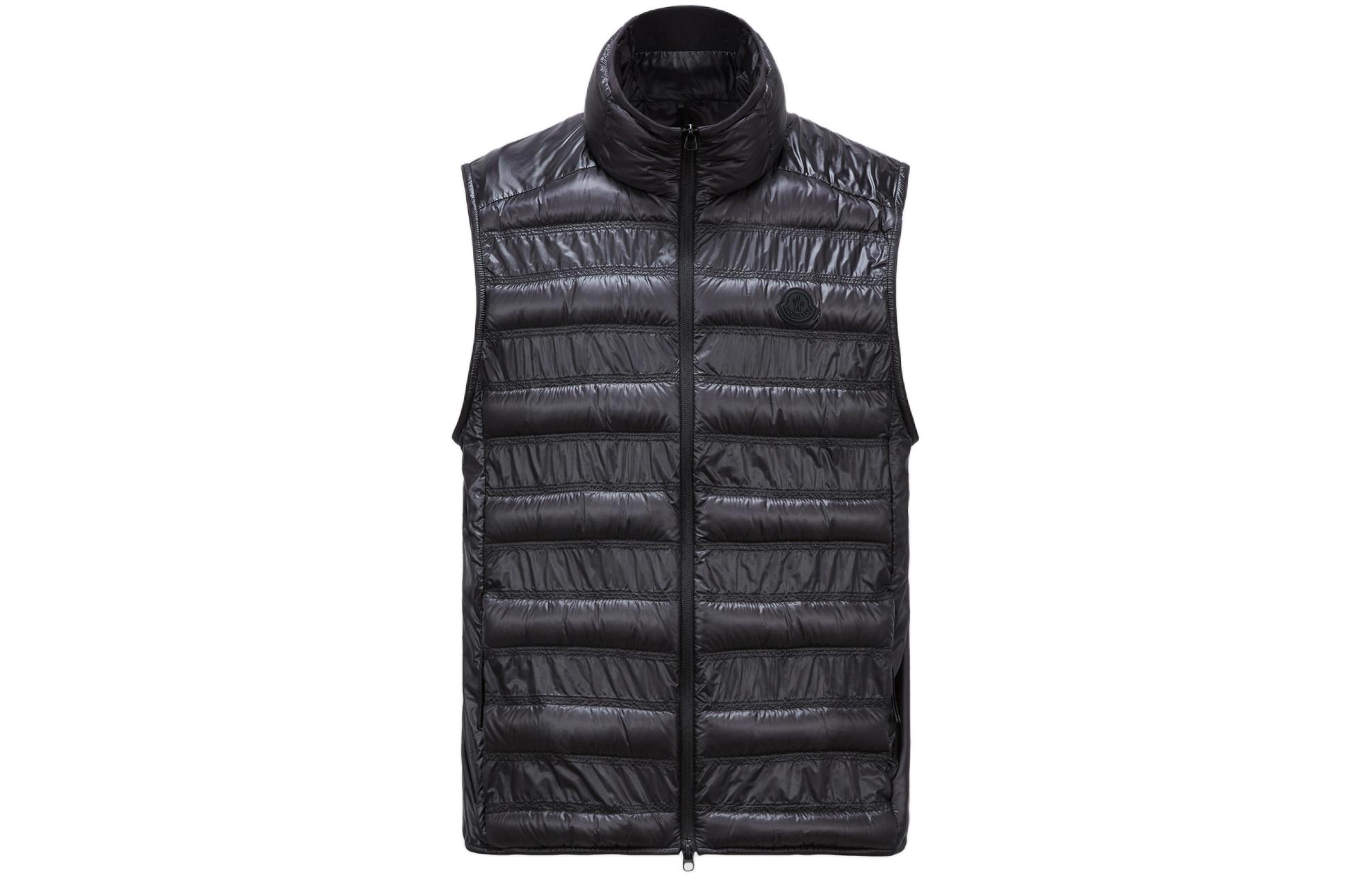 Order Moncler Lautaret 系列男女款黑色無袖羽絨背心外套。 J10911A00106595B1999