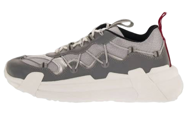 Moncler Leather Fabric Low 'Grey Fashion Lace-Up' H209A4M00390M2377900