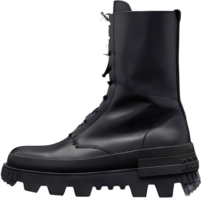 Moncler Leather Lace-Up Ankle Boot 'Black' H209A4F00020M2197999 Buy Moncler Leather Lace-Up Ankle Boot 'Black' H209A4F00020M2197999