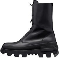 Moncler Leather Lace-Up Ankle Boot 'Black' H209A4F00020M2197999 Moncler Leather Lace-Up Ankle Boot 'Black' H209A4F00020M2197999