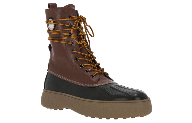Moncler Leather Lace-up Boot 'Brown Fashion' 圖 2