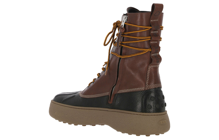 Moncler Leather Lace-up Boot 'Brown Fashion' 圖 3