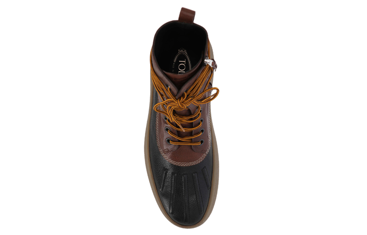 Moncler Leather Lace-up Boot 'Brown Fashion' 圖 4