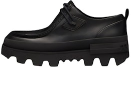 Moncler Leather Lace-Up Shoes 'Black' G209A4D70100019A6999 Moncler Leather Lace-Up Shoes 'Black' G209A4D70100019A6999