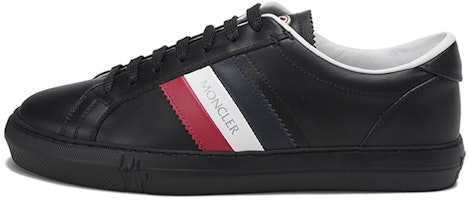 Moncler Leather Lace-Up Sneaker 'Black Fashion' H109A4M0030601A9A999 Moncler Leather Lace-Up Sneaker 'Black Fashion' H109A4M0030601A9A999