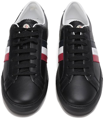 Moncler盟可睐 牛皮 系帶休閒運動 時尚板鞋 男款 黑色 Shop Moncler盟可睐 牛皮 系帶休閒運動 時尚板鞋 男款 黑色