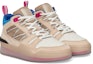 Lookbook Moncler Zapatos Beige de Cuero con Cordones y Punta Redonda 'Comfort' 4M00100M2973P17