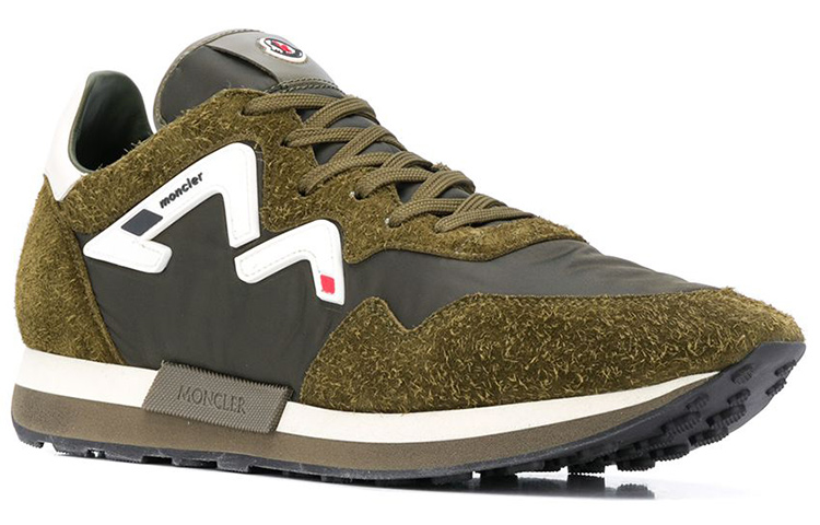 Moncler Leather Low-Top 'Green Grey' 圖 2