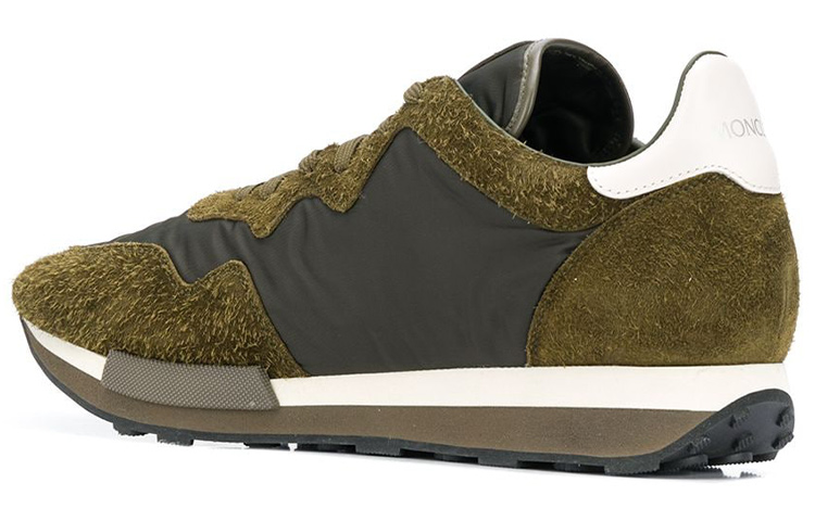 Moncler Leather Low-Top 'Green Grey' 圖 4