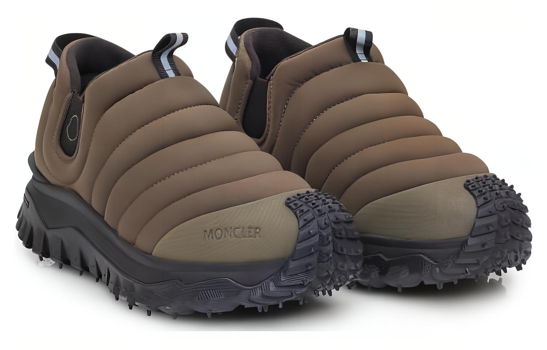 Lookbook Moncler 皮革低帮鞋 '浅棕色' 4M00110M2059874