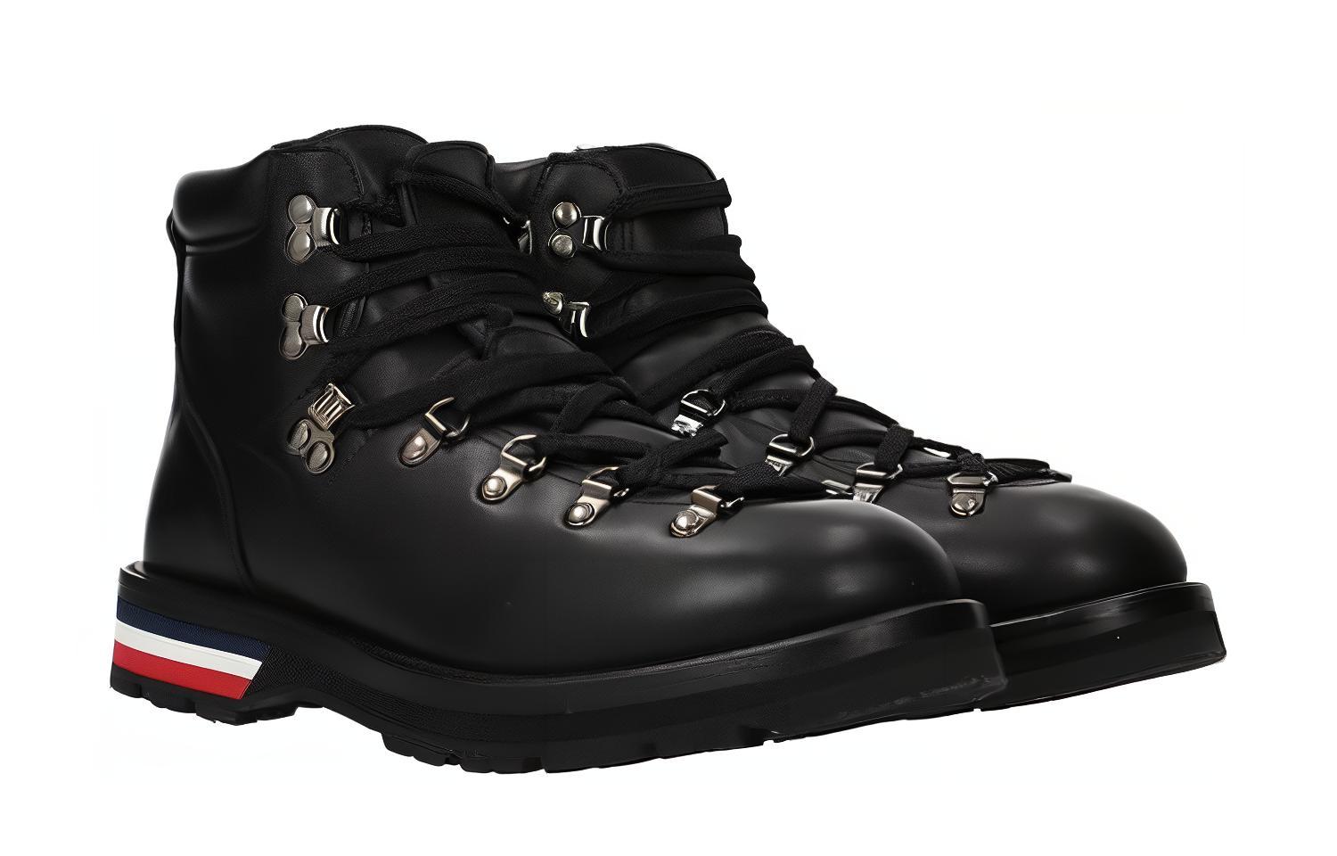 Moncler Leather Outdoor Hiking Shoe 'Black Badge' 圖 3