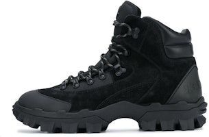 Moncler Leather Round-Toe Lace-Up Boots 'Black' G209A4G7030002SH0999 Moncler Leather Round-Toe Lace-Up Boots 'Black' G209A4G7030002SH0999