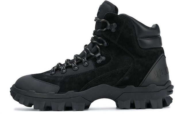 Moncler Leather Round-Toe Lace-Up Boots 'Black' G209A4G7030002SH0999 Buy Moncler Leather Round-Toe Lace-Up Boots 'Black' G209A4G7030002SH0999