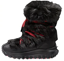 Moncler Leather Round Toe Lace-Up Short Mid-Calf Snow Boots 'Black' I20974H00020M3489999 Moncler Leather Round Toe Lace-Up Short Mid-Calf Snow Boots 'Black' I20974H00020M3489999