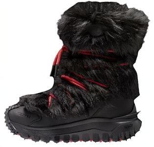 盟可睐黑色皮革圆头系带中筒雪地靴 I20974H00020M3489999 Buy 盟可睐黑色皮革圆头系带中筒雪地靴 I20974H00020M3489999