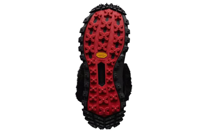 Lookbook Moncler Leather Round Toe Lace-Up Short Mid-Calf Snow Boots 'Black' I20974H00020M3489999