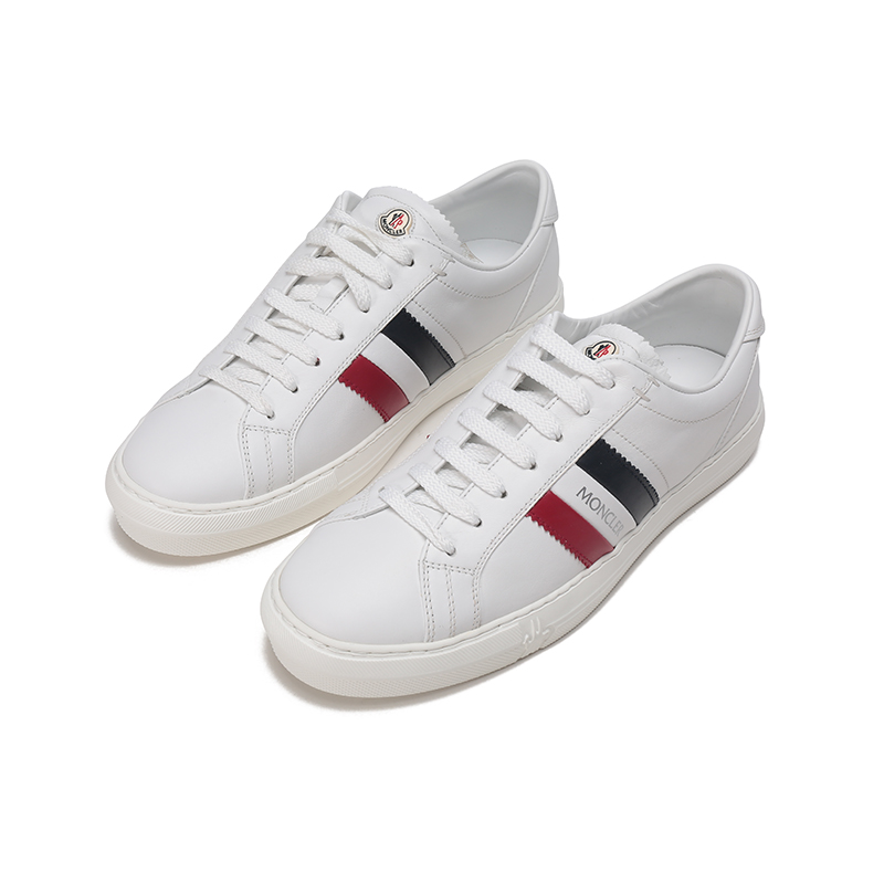 Moncler Leather Stripe Sneakers 'White' 'CMFT Fashion' 圖 3