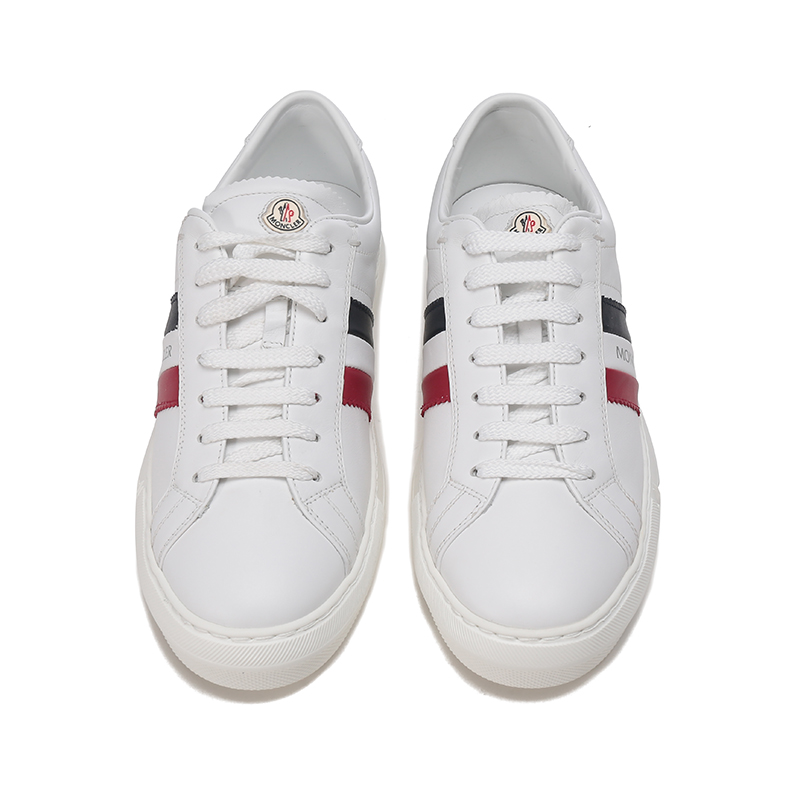 Moncler Leather Stripe Sneakers 'White' 'CMFT Fashion' 圖 4