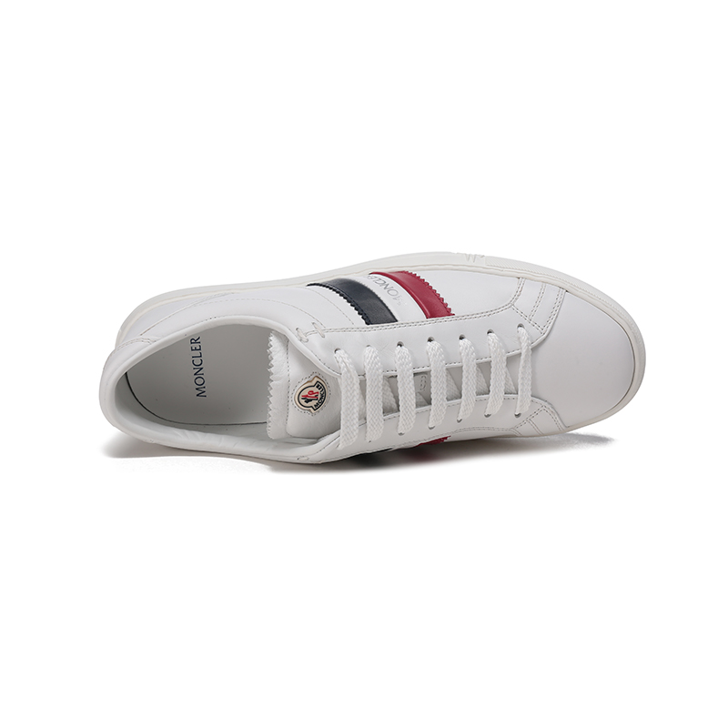 Moncler Leather Stripe Sneakers 'White' 'CMFT Fashion' 圖 5