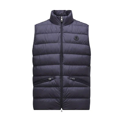 Moncler LECHTAL Down Vest Blue Sleeveless Jacket J10911A00139549SK779