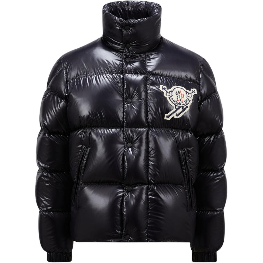 Moncler Leste Short Down Jacket Glossy Elastic Stand Collar Unisex Style. J20911A00118595GJ999 圖 2