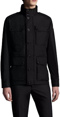 Moncler Lez Rain Jacket Black Solid Stand Collar Long Sleeve Outerwear. J10911B0000368352999 Shop Moncler Lez Rain Jacket Black Solid Stand Collar Long Sleeve Outerwear. J10911B0000368352999