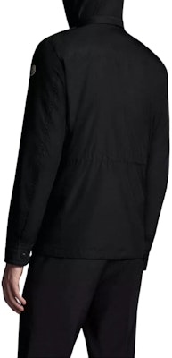 Moncler Lez Rain Jacket Black Solid Stand Collar Long Sleeve Outerwear. J10911B0000368352999 Purchase Moncler Lez Rain Jacket Black Solid Stand Collar Long Sleeve Outerwear. J10911B0000368352999