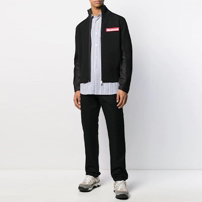 Moncler Lightweight Black Front-Zip Long-Sleeve Jacket 9422100A9041999 Lookbook Moncler Lightweight Black Front-Zip Long-Sleeve Jacket 9422100A9041999