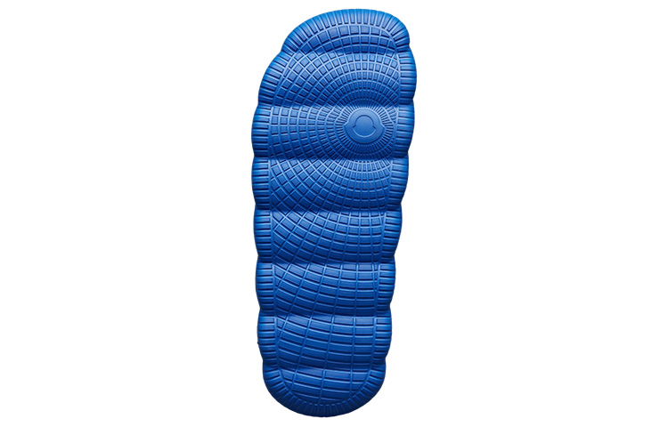 Moncler Lilo Fashion Slide 'Blue Stitched Shape' 圖 4