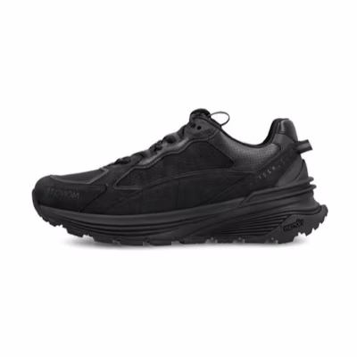 Moncler Lite 'Black Leather Low-Top'